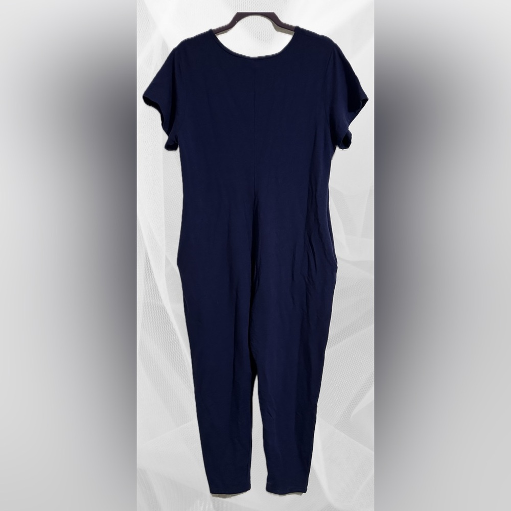 Smash + Tess Navy Blue S/S Women's Sunday Romper size L. New Without Tags - Picture 3 of 6